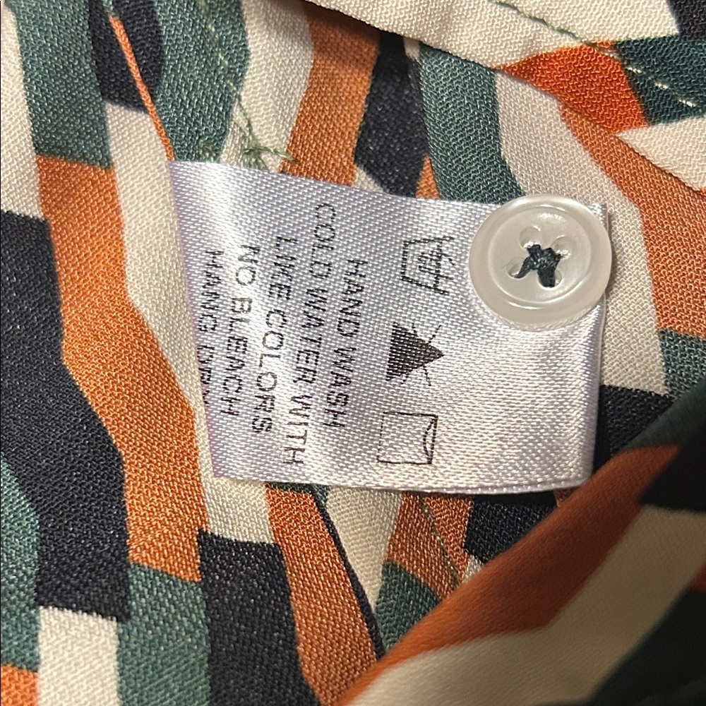 Dress Forum Multicolor Zigzag Button Down Shirt - Picture 6 of 12